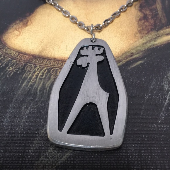 Modernist Pewter necklace TENN SWEDEN Else - Picture 9 of 12